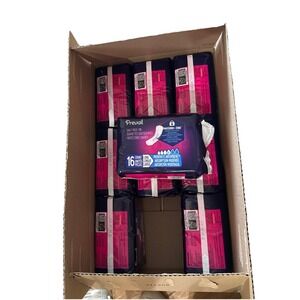 Prevail‎ Daily Pads Moderate Absorbency Long Pads NEW 9 Packs of 16ct =Total 144